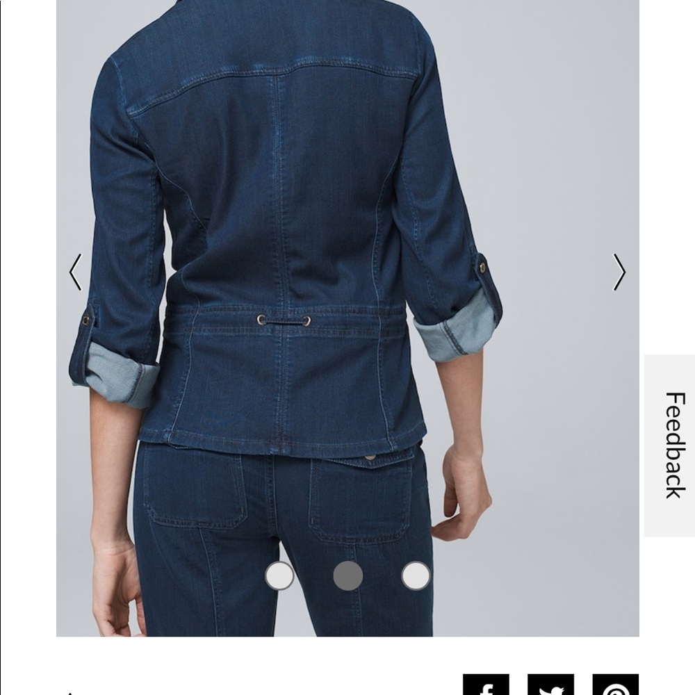 Turquoise utility jacket - Picture 7 of 8